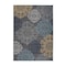 World Rug Gallery Modern Floral Swirl Design Non-Slip Area Rug 5'3'' x 7'3'' Gray 508GRAY5X7 - alternate 2
